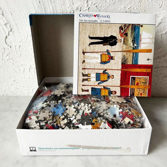 Charles Wysocki The Sea Buglers 1000 Piece Puzzle Buffalo Games - Complete - Picture 4 of 8